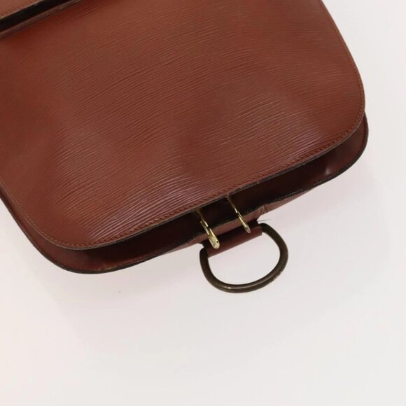 LOUIS VUITTON Epi Coblanc Shoulder Bag Brown M52293 LV Auth 120747 - Picture 6 of 14